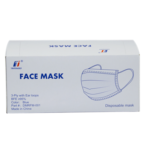 Mascarilla desechable de 50 piezas Mascarilla de 3 capas